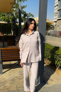 Greige Linen Set